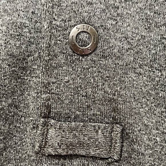 5.11 Tactical Series Gray Short Sleeve Snap Buttons Polo‎ Shirt Men's Size Large - Picture 6 of 6